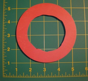 TV-A7-129: Red Silicone Gasket (E-Series, EV-Series)