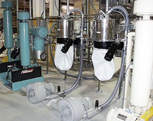 Two vacuum pumps, ASF-2, ﬁlters and relief valves.